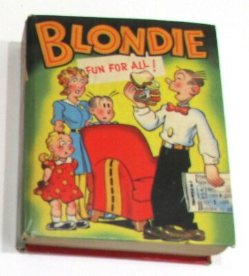 BLONDIE FUN FOR ALL #1493 F, Better Big Little Books Whitman 1949
