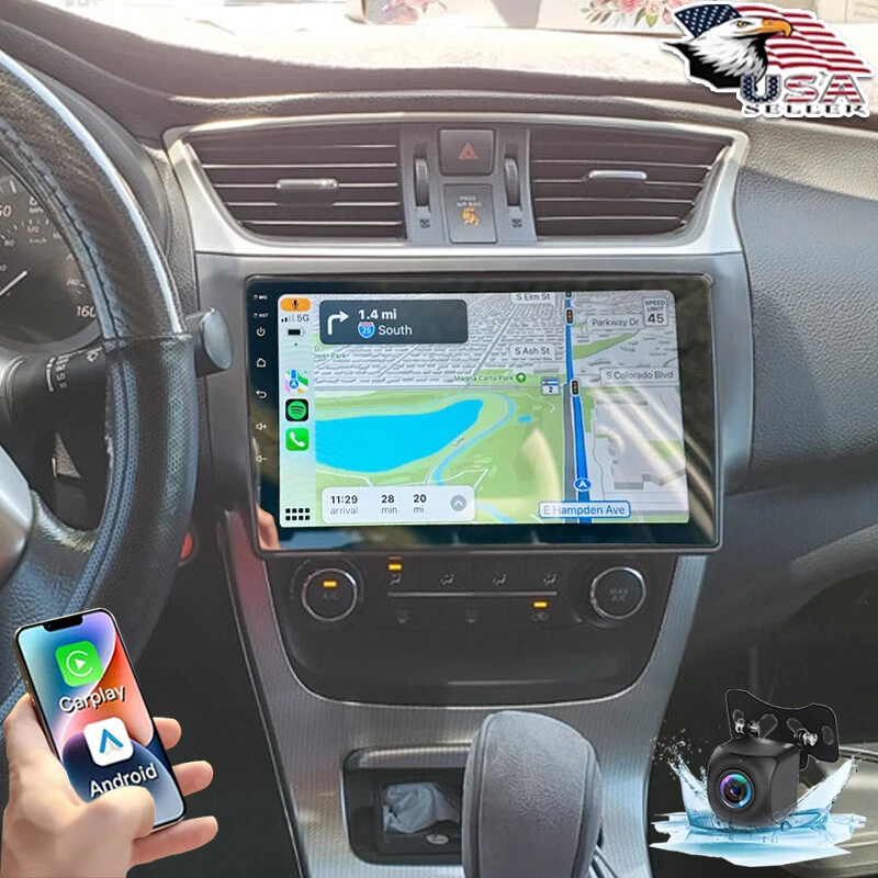For 2012-2019 Nissan Sentra Sylphy Android 13 CarPlay Car Stereo GPS Navi Radio - Imagem 2 de 4