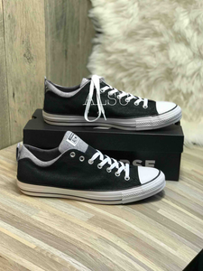 converse canvas black