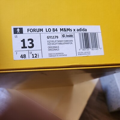 Size 13 - adidas M&M s x Forum '84 Low Peanut
