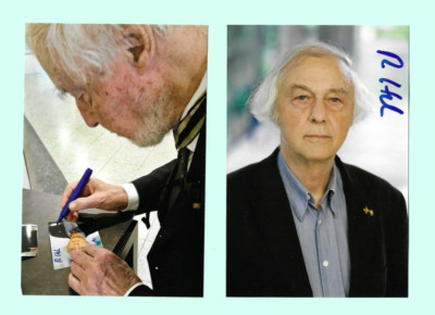 Robert Huber Nobelpreis 88 persönlich gesammelt Foto 10x15 original Autogramm