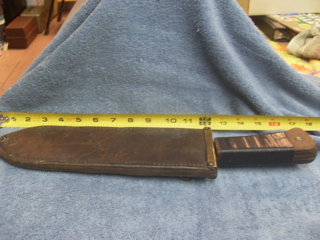 WWII USMC Chatillon NY Military Machete Bolo Knife With Sheath eBay