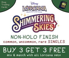 Disney Lorcana - Shimmering Skies - Single Cards - Mint - Buy 3 Get 3