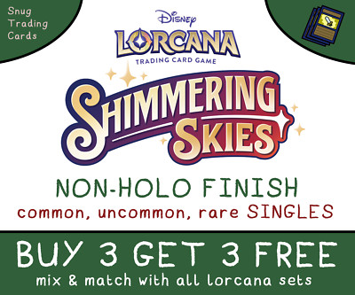 Disney Lorcana - Shimmering Skies - Einzelkarten - Neuwertig - 3 kaufen 3 erhalten