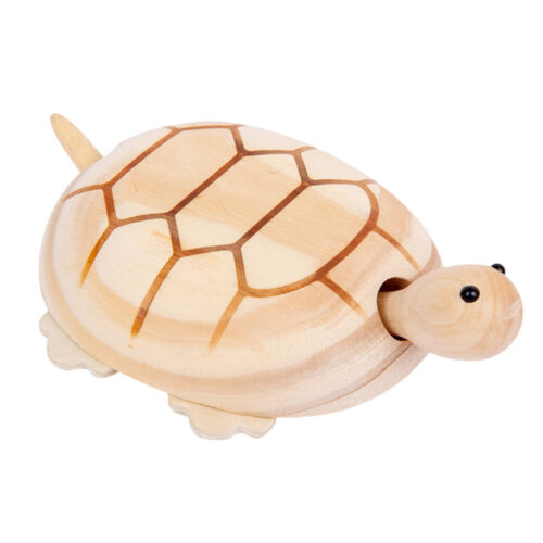 Wooden Tortoise Car Child Educational Toys Kids Montessori Learning - Picture 1 of 12