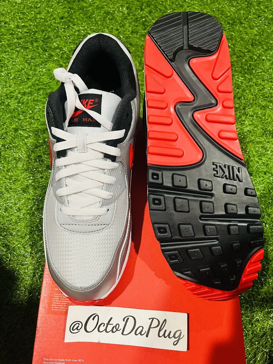 Nike Air Max 90 Silver Bullet Mens Multi Sizes nby DX4233-001 — product photo 3 of 5
