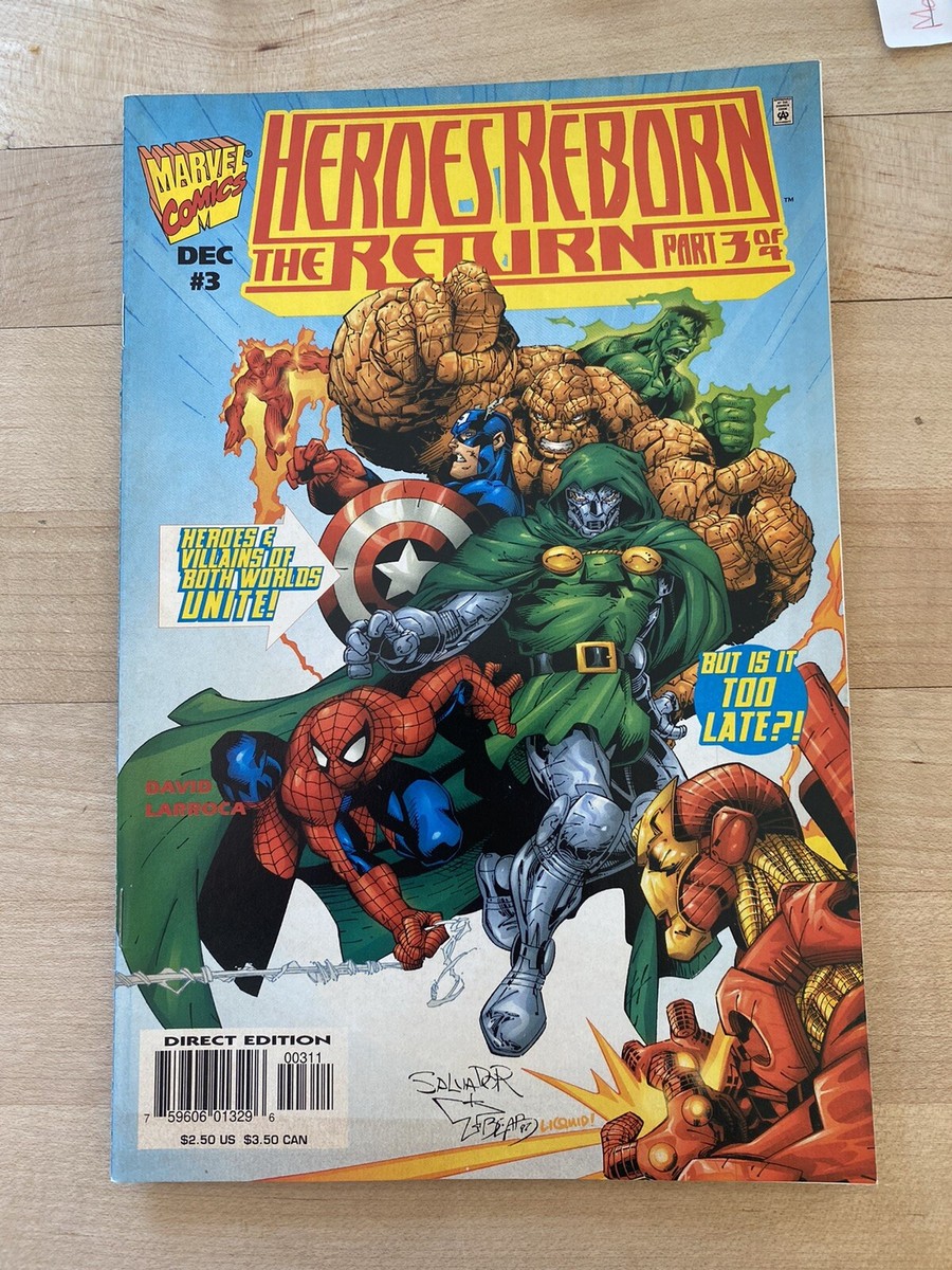 HEROES RETURN #3 - MARVEL COMICS, SPIDER-MAN, AVENGERS, FANTASTIC