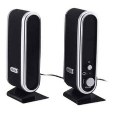 USB Power Wired Computer Speakers Stereo 3.5mm Jack For Desktop PC Laptop New