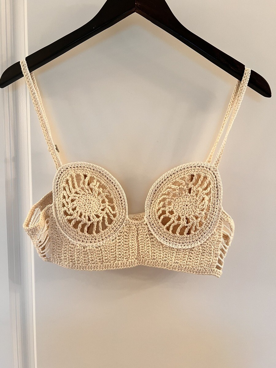 Magda Butrym Crochet top FR40 | eBay