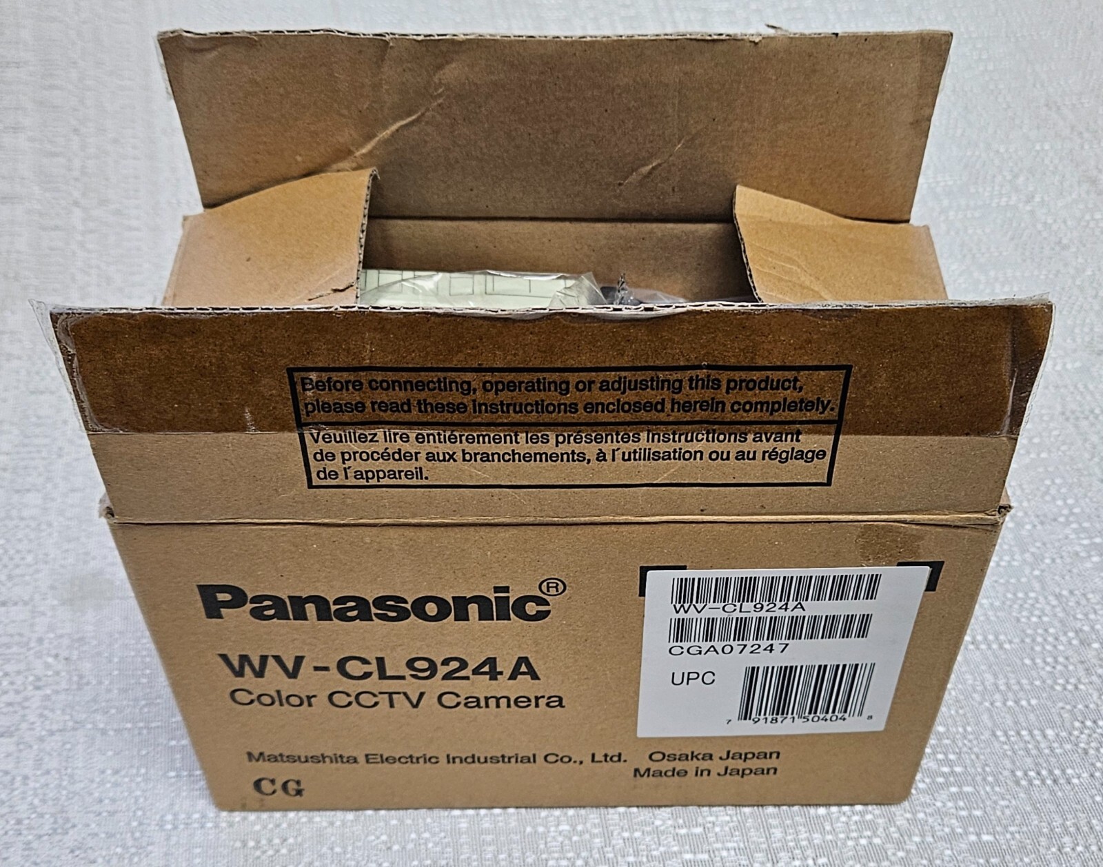 Panasonic WV-CL924A Night-Vision Surveillance Camera