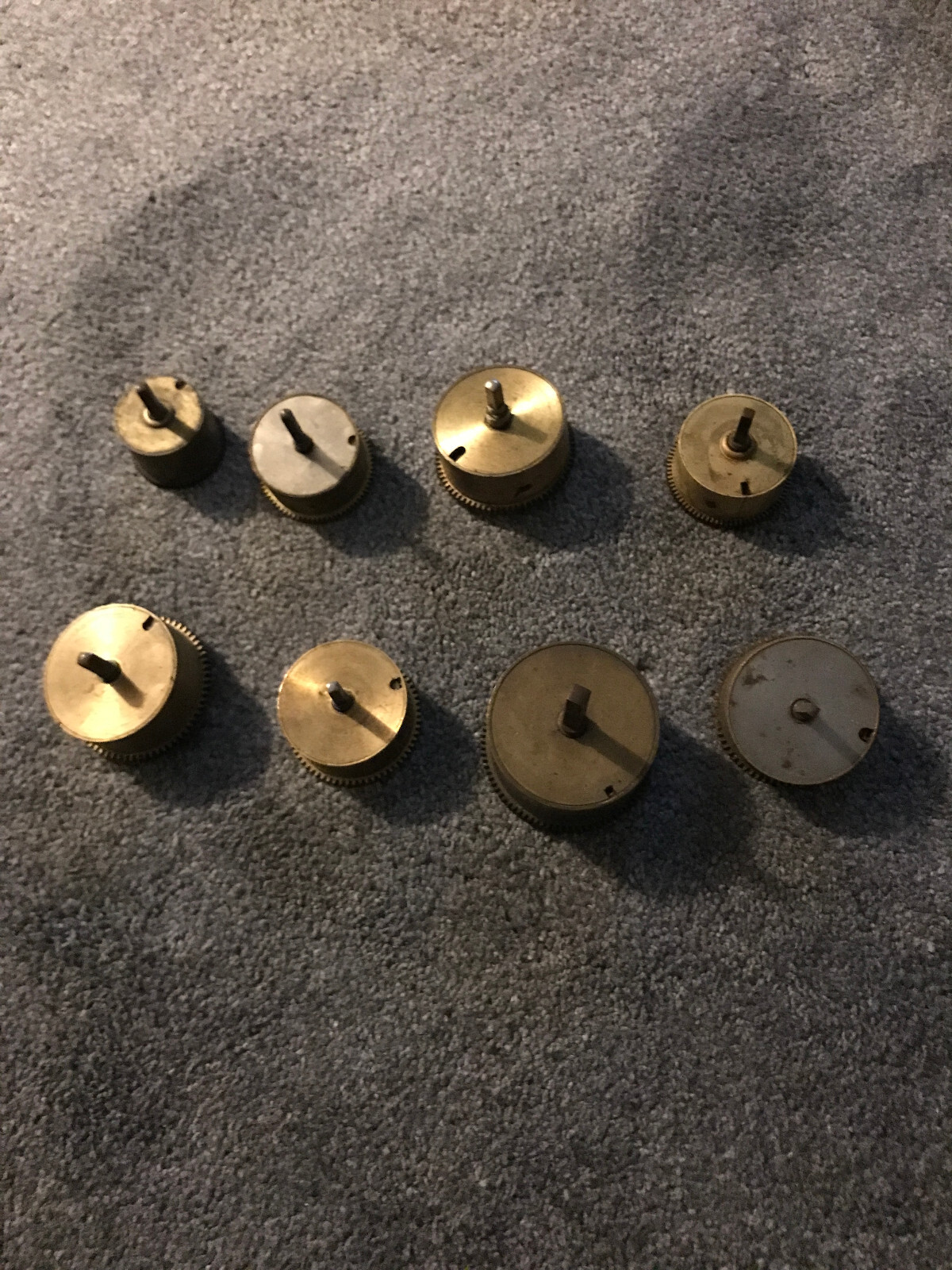 8 Clockmakers Parts Vintage Clock Main Spring Mantel Clock Main