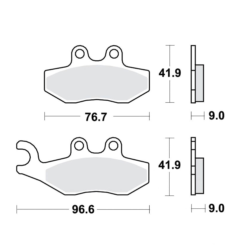PASTIGLIE FRENO TRW LUCAS 787.28.80 FOR APRILIA 125 SX 2021-2022