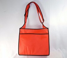 Red Fabric Reusable Tote 15"x14", Shopping, Crafts, Gym, Beach, Spa BG-113