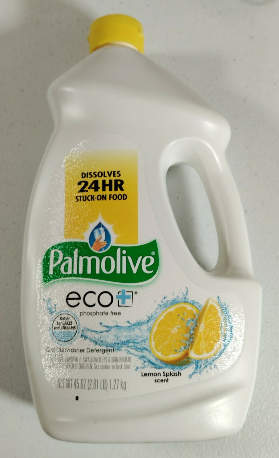 Palmolive CPC 47805 Eco Plus Lemon Scent Gel Dishwasher Detergent 45 oz