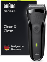 Braun Series 3 300S BLACK Electric Shaver Rechargeable Razor Original /Brand New