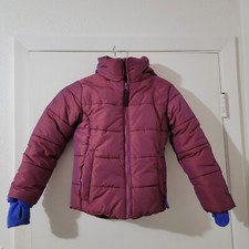 Girls' Puffer Jacket - All In Motion Red - Size S 6/6X