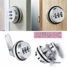 3-Digit Combination Lock Cam lock Code Door Cupboard Mailbox Drawer Cabinet 