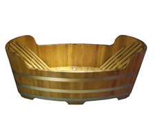 Holzbadewanne Holzwanne Wanne Holz Indoor Outdoor Badewanne Romantika