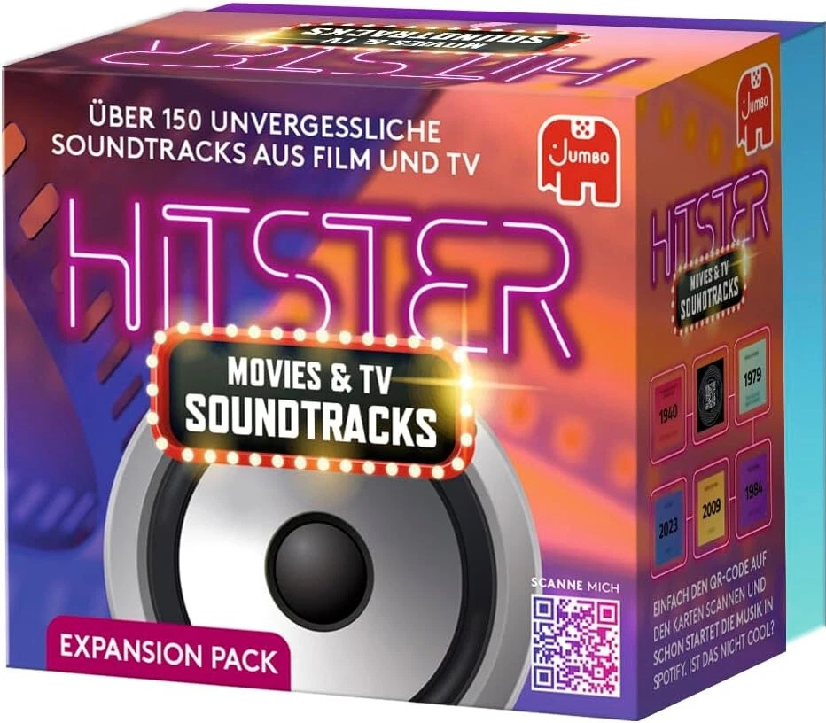 JUMBO SPIELE 1110100469 - HITSTER - MOVIES & TV SOUNDTRACKS - ERWEITERUNG # NEU