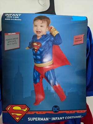 Boy Traje Superman Bebe Rubie's Baby Boys Superman Disfraz, DC