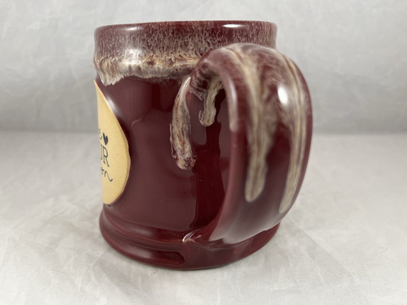Love YOUR Melon Deneen Stoneware Pottery Coffee Tea Cup Mug