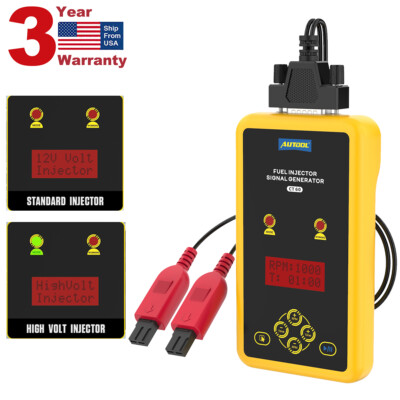 Fuel Injector Cleaner Pressure Diagnostic Tester 12V Car Pulse Signal Generator