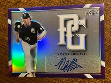 RYAN CLIFFORD 2021 LEAF PERFECT GAME PURPLE RAINBOW AUTOGRAPH #4/10 ASTROS METS