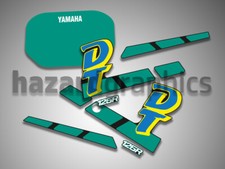 Yamaha DT DTR DT125R Graphics Kit Sticker Decal Set (1989/90) Black Model