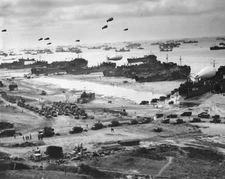 New 11x14 WWII Photo: Landing Ship after D-Day at Normandy, Operation Overlord