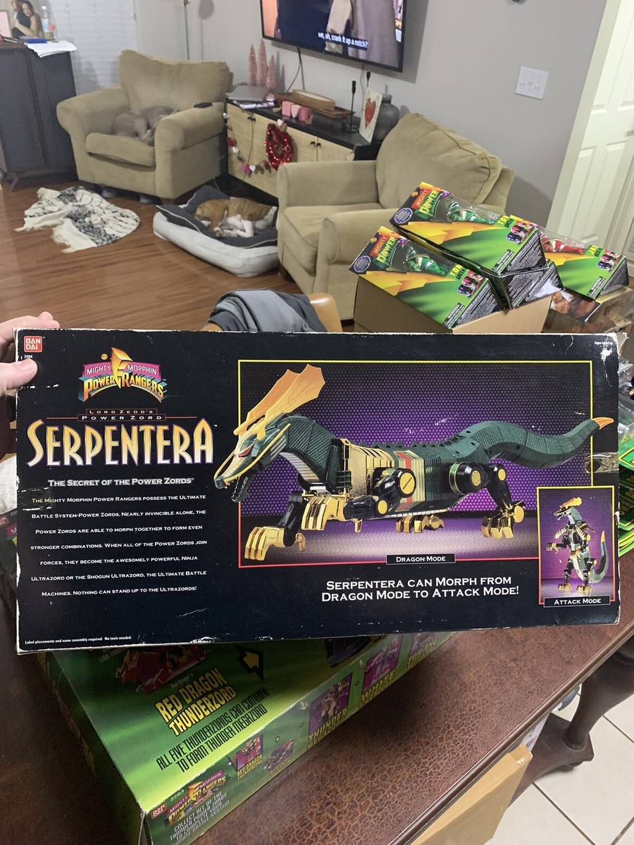1995 Serpentera Lord Zedd Zord Complete Vintage Power Rangers | eBay