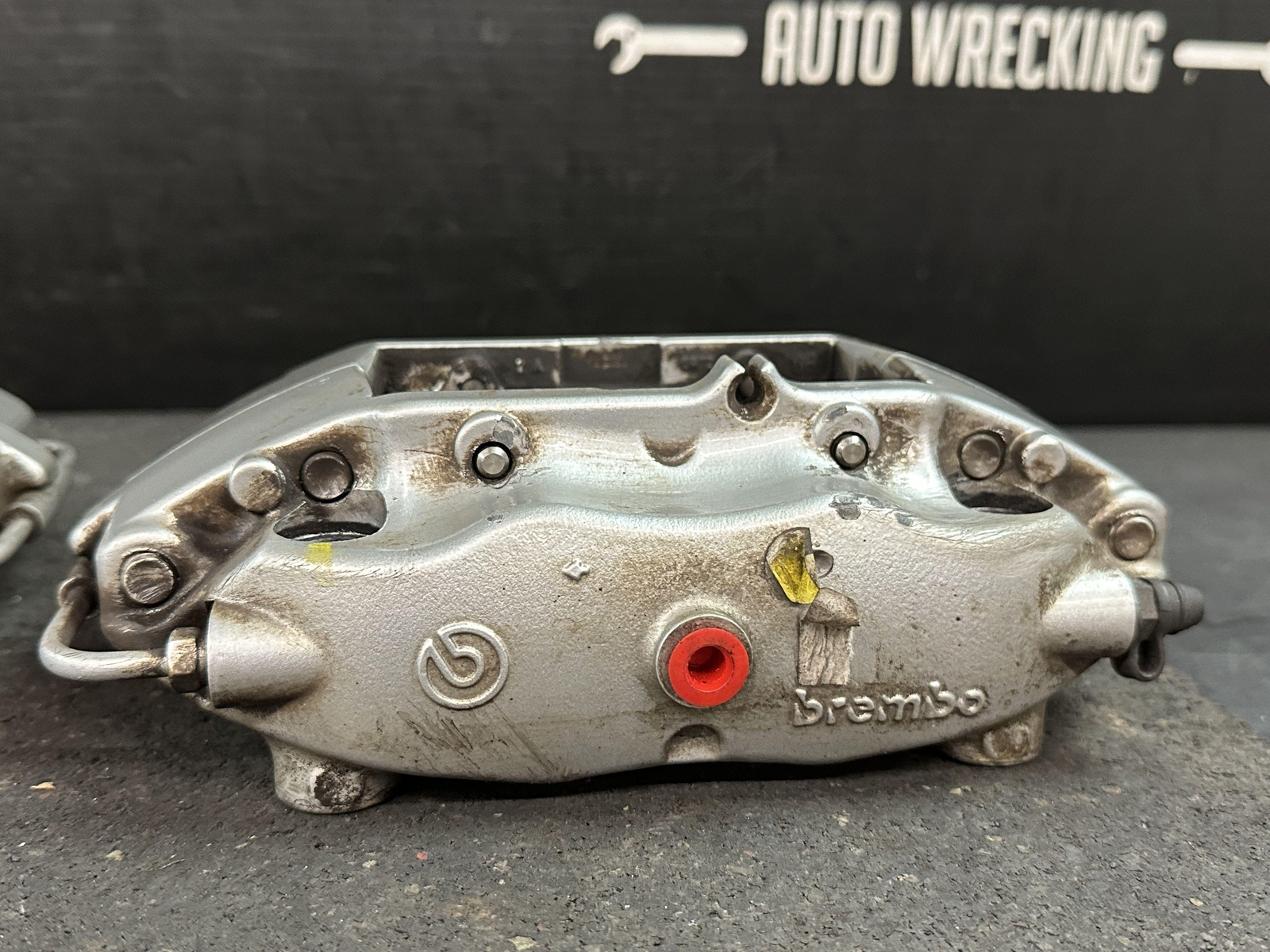 03-12 MASERATI QUATTROPORT FRONT & REAR LEFT & RIGHT BRAKE CALIPERS 74K 20833300