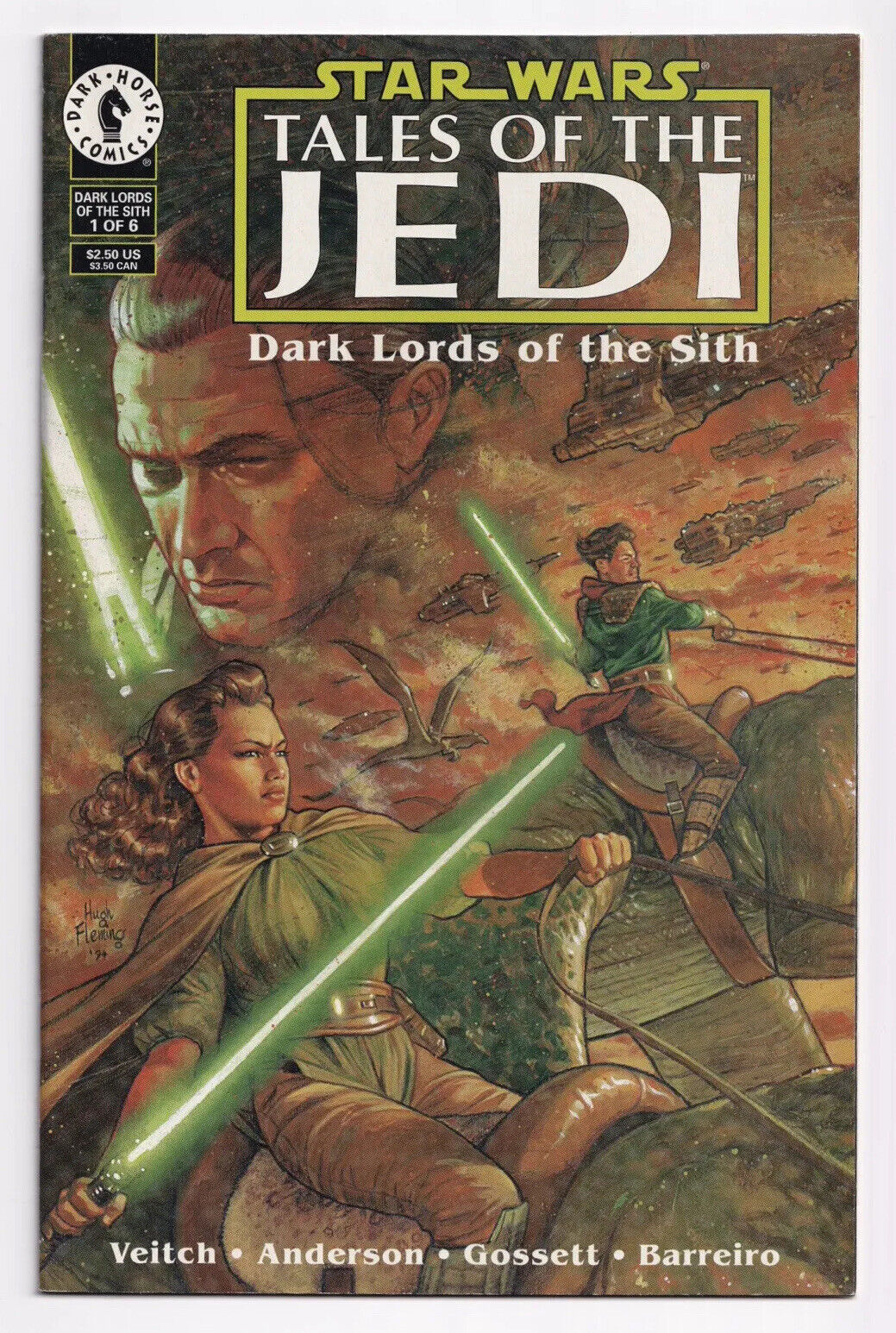 Star Wars: Tales of the Jedi #1 (1994) Dark Horse Comics Dark Lords of the Sith