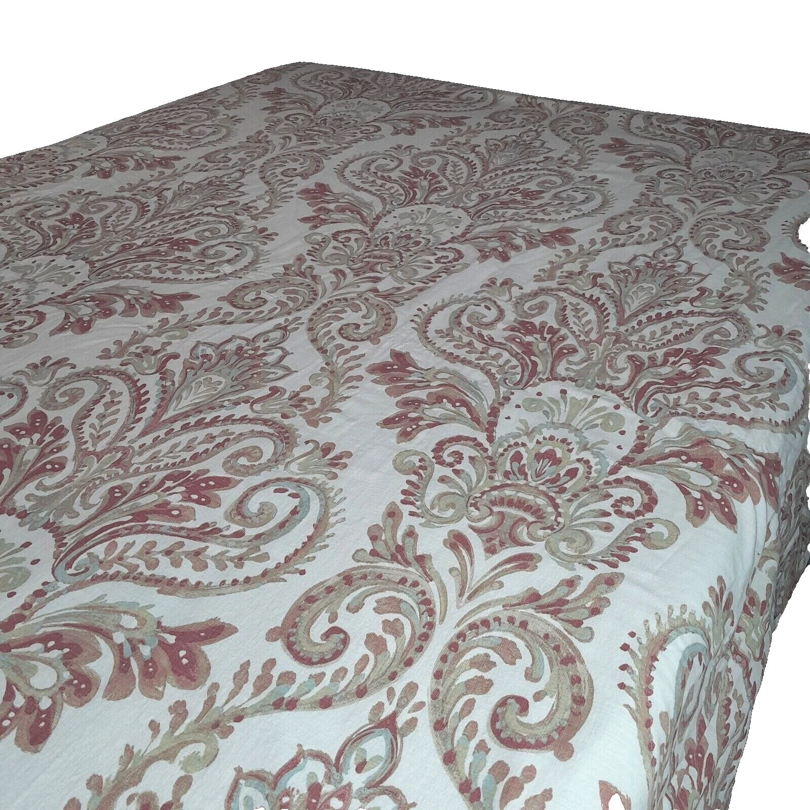 Linen Blend Paisley Queen Duvet Covers & Bedding Sets