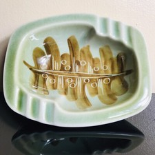 Ditmar Urbach Czechoslovakia Art Pottery Ashtray Trinket Dish 1970s Vintage