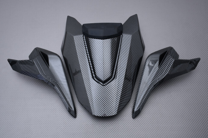 Cache passager rigide Honda CB 650 R fixation rapide 2019-2020