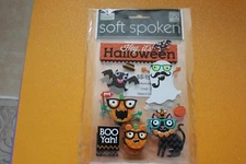 MAMBI - SOFT SPOKEN " HEY IT'S HALLOWEEN" SPOOKY STICKERS ss-1528 