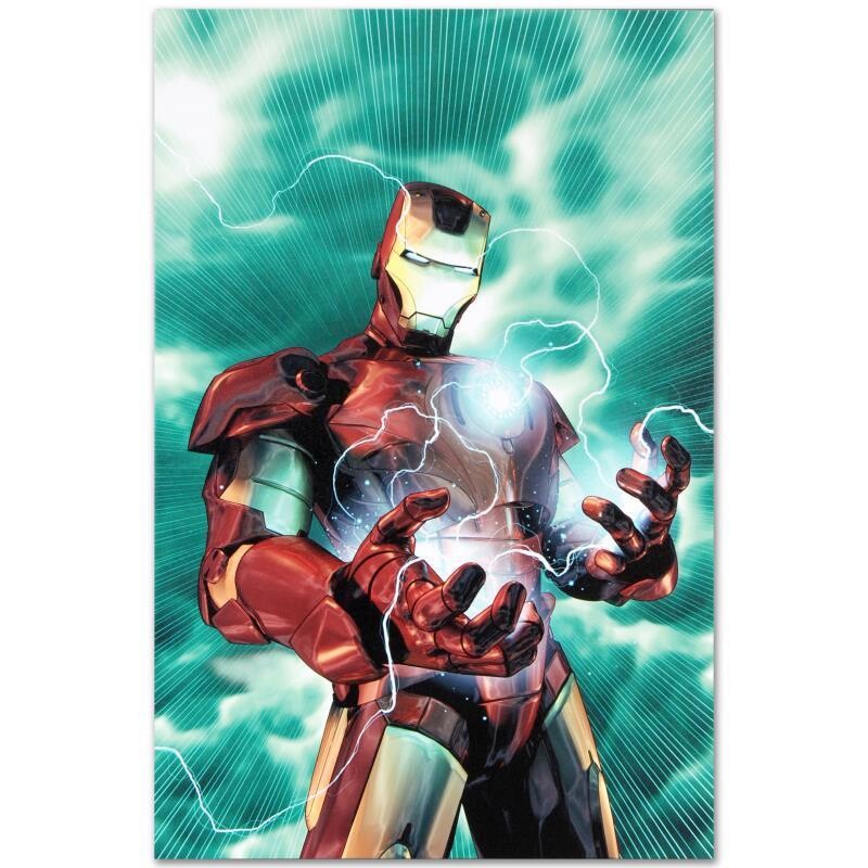 Marvel Comics Iron Man Legacy #2 STAN LEE SIGNED Brandon Peterson