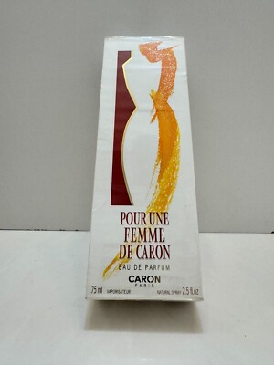 Pour Une Femme de Caron 2.5 oz / 75 ml Women's Eau de Parfum NEW IN BOX- SEALED