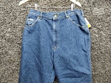 NWT VTG Lee Jeans Misses 16 Medium Blue Pepper Wash Relaxed Tapered Ankle