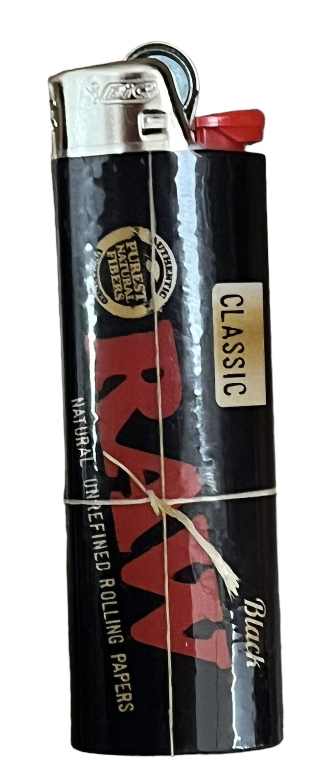 RAW BIC LIGHTER COMBO PACK 6 COUNT CLASSIC, ORGANIC & BLACK LIGHTERS (2 of Each)