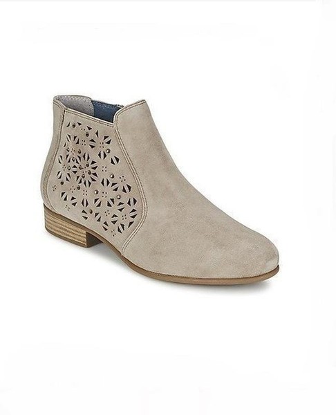 Women Tamaris Boots Brown Suede 40
