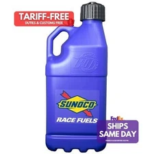 Sunoco Race Jugs M7500BL, One Blue Plastic Blue Sunoco Motorsports Jug 5 Gal 