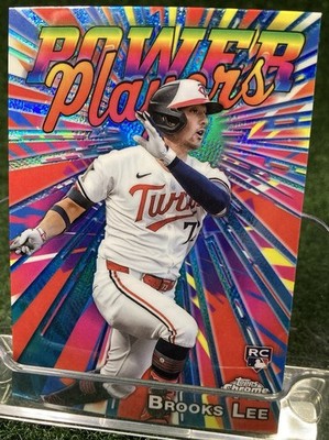 Brooks Lee Power Players 2025 Topps Chrome Baseball #PP-23 (RC)