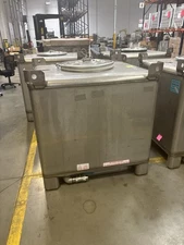 350 Gallon Stainless steel IBC Tanks Totes 18 Available Hoover Metal Craft