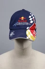 RED BULL RARE Sebastian Vettel #15 Formula 1 Racing Team Navy Blue Used Cap
