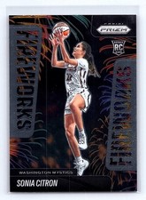 Sonia Citron 2025 Panini Prizm WNBA #15 Fireworks Rookie