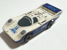 TOMY TURBO AURORA AFX WHITE BLUE PORSCHE 962 14 GOODYEAR HO SLOT CAR RUNS GREAT