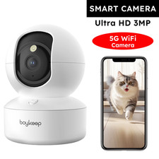 2K Pet Dog Camera with Phone App, 5G/2.4Ghz Wifi Indoor Security Baby Camera, 36
