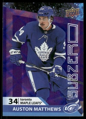 2021-22 Upper Deck Ice #SZ-11 Auston Matthews Sub Zero