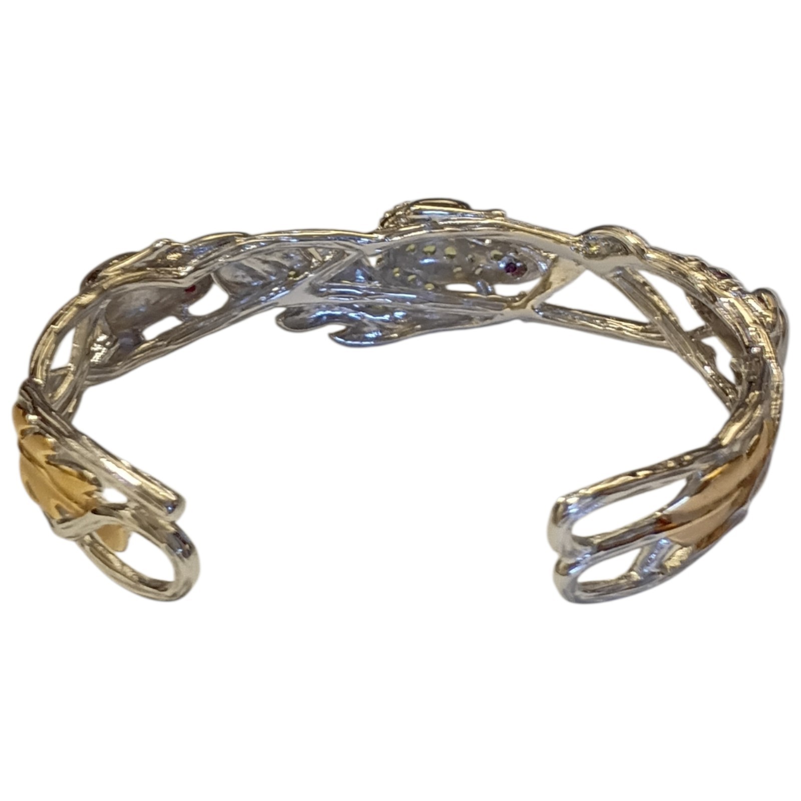 Ross Simons Sterling Silver Frogs Ruby Perodite B… - image 3